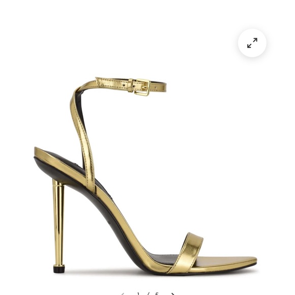 Gold Nine West Heels - Picture 5 of 5